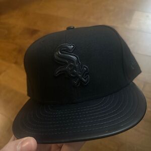 Triple Black Chicago white Sox New Era SnapBack